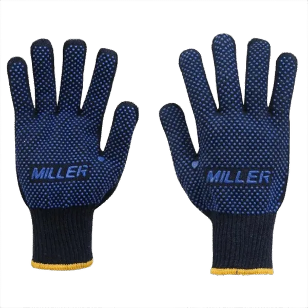دستکش خالدار ایمنی دو رو مدل MILLER