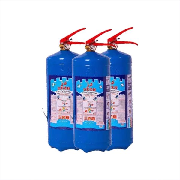 قیمت کپسول آتش نشانی آب و گاز 6 کیلویی دژ